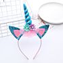 Kid hair accessories kid party headband unicorns head bands