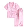 Kids Tales Silk Pajama Sets Satin Children Pajamas Short Set