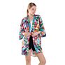 Kimono Beach Wear 100%Viscose Kimonos Women Floral Print Kimono