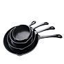 Kitchen Stovetop Oven Use Pre-Seasoned Cast Iron Skillet with Silicone Handle Holder