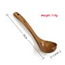 Kitchen Tools Cooking Utensils Reusable Food Grade Cookware Teak Wood Utensil Set for Home