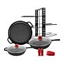 Kitchenware Cooking Grill Griddle Pizza Pan Dutch Oven Pre-Seasoned Non Stick Cast Iron Cookware Sets