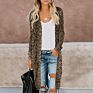 Ladies Clothing Autumn Aztec Print Women Open Front Long Sleeve Knitted Cardigan