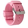 Ladies Red Color Tire Grain anti Skid Quick Release Rubber Silicone Watch Straps