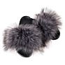 Ladies Vegan Faux Fur Slippers, Little Girls Faux Fur Slippers, Popular Faux Fur Slippers