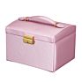 Large Capacity Ladies Jewelry Storage Box Jewelry Storage Box, Girl with Mirror Jewelry Ring Box
