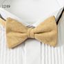 Last Design Mens Tuxedo Wool Bow Ties for Men Handmade