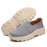 Leather Upper Height Increase Womens Sneakers Low Top