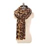 Leopard Print Flannel Cashmere Warmth Thickening Customized Ladies Cachemere Soft Scarf