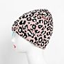 Leopard Print Style Beanie Hat plus Velvet Warm Ladies Hat Outdoor Ski Hat