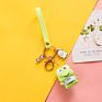 Lilangda Cute Kuromi Melody Sanrio Keychain Kawaii Cartoon Big Eared Dog Frog Pudding Dog Penguin Women Bag Pendant Key Chain