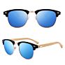 Logo Gafas Promotion Wood Bamboofashion Uv400 Women Plastic Sun Glasses Sunglasses
