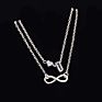 Love 26 Letter Alloy Anklets Multilayer 2Pcs/Set Ornaments Personality Heart Chain Infinity Anklet