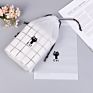 Lovely Recycled Convenient Plastic Storage Bag Waterproof Clear Durable for Daily Life Drawstring Bag