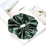 Lovely Silk Hair Scrunchies Fabric Hair Accessories Solid Color Rubber Band Satin Hair Scrunchies