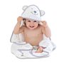 Luxury Bamboo Organic Bath Hooded Baby Towel and Washcloth Set