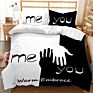 Luxury Logo100% Polyester Queen Size King Size Duvet Cover 3D Print Bedding Set