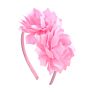 Luxury Princess Children Hairbands Wedding Accessories Girls Headband Baby Big Chiffon Flower Hairband
