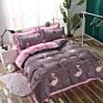 Luxury Printed Pillow Case Bed Sheet and Quilting Comforter Sets Quilt Bedding 4 Piece