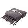 Luxury Throw Blanket Woven Knit Blanket Cozy 100% Cotton Decorative Blanket with Tassels for Couch Bed Sofa 130X170Cm