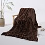 Luxury Throw Leopard Print Super Soft Plush Fleece Blanket for Sofa Faux Fur Blanket