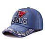 bling denim baseball cap