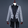 Magician Sequin Tuxedo Men's Stage Performance Dress Jacket Nightclub Bar Host Bel Canto Chorus Conductor