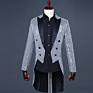 Magician Sequin Tuxedo Men's Stage Performance Dress Jacket Nightclub Bar Host Bel Canto Chorus Conductor