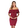 Maternity Dresses Straight Dress Casual Maternity Clothes Dress Maternity Pregnant Sleeveless Solid for Pregnant Dhl Sea