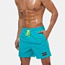 Men Lake Blue Swim Surf Blank Board Shorts Casual Breathable Pockets Swimwear