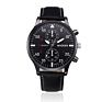 Men Luxury Quartz Wrist Watches Chronograph Sport Leather Watchescreative Belt Quartz Watch