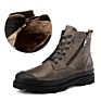 Men Shoes Leather Riding Shoes Motorcycle Shoes Men's Splash-Proof Motorcycle Boots Side Zipper Boot