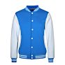 Men Unisex Button down College Letterman Bomber Jackets Baseball Varsity Jacket