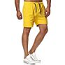 Men's Casual Shorts Candy-Colored Five-Point Drawstring Beach Shorts