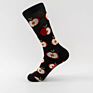 Mens Novelty Pizza Slice Avocado Apple Shushi Pattern Crew Socks