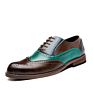Men's plus Size 48 Party Holiday Wedding Leather Classic Brogue Oxford & Dress Shoes