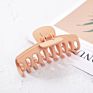 Mio Large Korean Hairgrips Frosted Banana Hair Clips Plastic Claw Clips Nonslip Hair Clamp Hair Claw Clips Women Matte