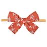 N0325 Baby Girl Nylon Headband Cotton Line Fabric Hair Bow Toddler Cloth Hair Accessories Floral Headwrap Hair Band Super Soft
