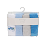 Newborn Style 4 Pieces of Mixed Pure Soft Cotton Small Square Hand Towels Baby Face Towel