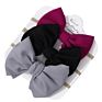 Newest Solid Bowknot Waffle Bullet Hairbands Fabric Nylon Style Infant Elastic Hair Accessories Hairband Baby Girl Headband Set