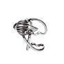 No Pierced Ear Clip Cross C Shape Clip on Earrings Ear Cuff Women 925 Sterling Silver Jewelry Wrap Ear Cuff