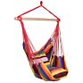 Outdoor Activities Use Canvas Colorful Stripe Hammock Chair Swing Cushion Hanging Hammock Chair
