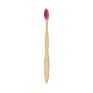 Packaging Wave Handle Multiple Colors Customized Logo Independent Eco Friendly Bamboo Toothbrush Pack
