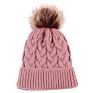 Parent-Child Hat and Cap Woman Fur Pom Beanie