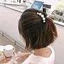 Pearl Plastic Elegant Clamp Korean Hair Claw Clip