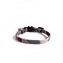 Pet Apparel Accessories Camouflage Printed Collar Sporty Cool Adjustable Collar with Bow Tie and Bell for Cats