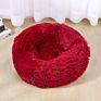 Pet Cats and Dogs Luxury Donut Bed Warm Soothing Joints Deepen Sleeping Fluffy Dog Bed