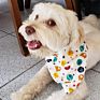 Pet Washable Triangle Plaid Pet Bandanas Adjustable Dog Cat Bibs Scarf Bandana