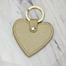 Pink Heart Shape Cute Pu Leather Keychain Key Rings Bag Charm for Women