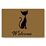 Please Remove Your Shoes Brown Black Text Home Welcome Door Mat